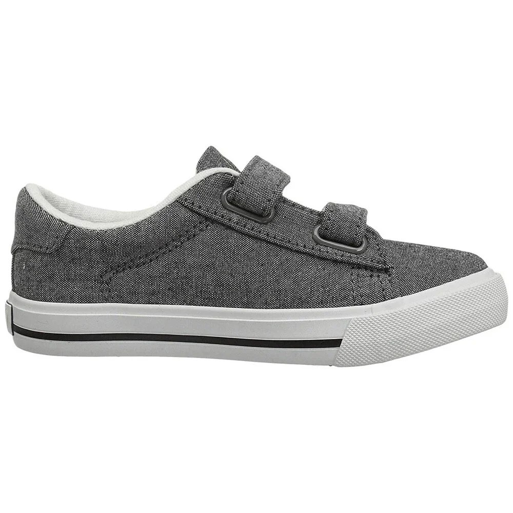 Polo Ralph Lauren Easten EZ Sneakers Kids 4.5 Gray Comfort Casual Shoes RHS4767